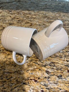 Le Creuset 350ml Coffee Mug, Set of 2, Meringue